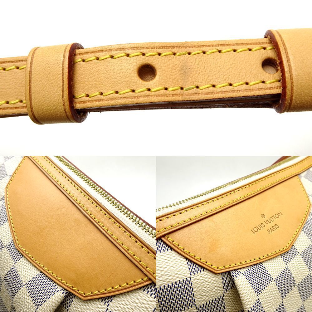 Louis Vuitton Damier Azur Siracusa PM Diagonal Shoulder Bag - Picture 5 of 7